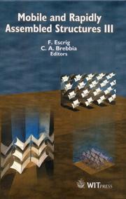Cover of: Mobile and rapidly assembled structures III by editors, F. Escrig, C.A. Brebbia.