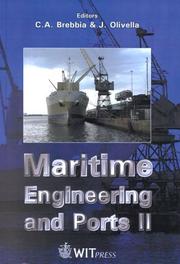 Cover of: Maritime engineering and ports II by International Conference on Maritime Engineering and Ports (2nd 2000 Barcelona, Spain)