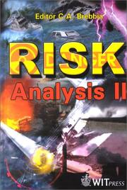 Cover of: Risk analysis II | International Conference on Computer Simulation in Risk Analysis and Hazard Mitigation (2nd 2000 Bologna, Italy)