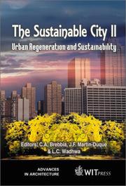 Cover of: The sustainable city II: urban regeneration and sustainability