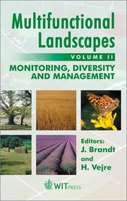 Cover of: Multifunctional Landscapes: Monitoring, Diversity and Management (Advances in Ecological Sciences, 15)