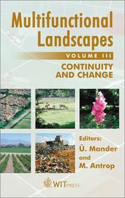 Cover of: Multifunctional Landscapes - Volume III : Continuity and Change (Advances in Ecological Sciences)