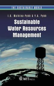 Cover of: Sustainable water resources management