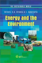 Cover of: Energy and the environment by International Conference on Sustainable Energy, Planning and Technology in Relation to the Environment (1st)
