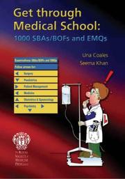 Cover of: Get Through Medical School: 1000 Sbas/Bofs and Emqs