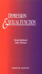 Cover of: Depression and Sexual Function - pocketbook