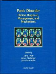 Cover of: Panic Disorder by James C. Ballenger