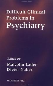 Cover of: Difficult Clinical Problems in Psychiatry