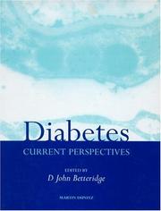 Cover of: Diabetes: current perspectives