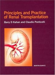 Cover of: Principles and Practice of Renal Transplantation