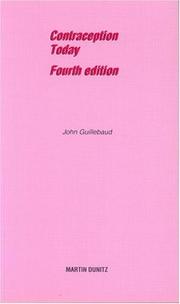 Cover of: Contraception Today by John Guillebaud