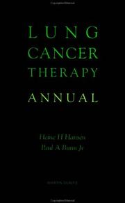 Cover of: Lung Cancer Therapy Annual 2000
