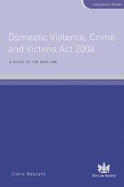 Cover of: Domestic Violence, Crime and Victims Act 2004