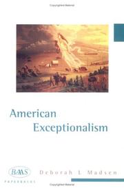 Cover of: American exceptionalism