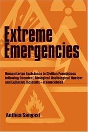 Cover of: Extreme emergencies | Anthea Sanyasi