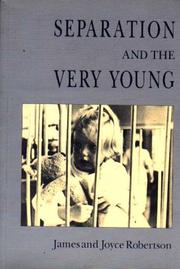 Cover of: Separation and the very young