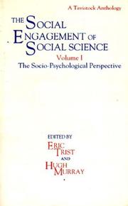 Cover of: The Socio-Psychological Perspective (Social Engagement of Social Science, a Tavistock Anthology)