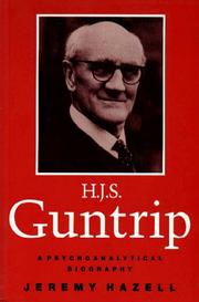 Cover of: H.J.S. Guntrip by Jeremy Hazell