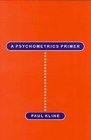 Cover of: A Psychometrics  Primer by Paul Kline, Paul Kline