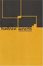 Cover of: Before Words: Psychoanalytic Listening To The Unsaid Through The Medium of Art