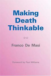 Cover of: Making Death Thinkable by Franco De Masi