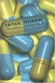 Cover of: Critical Psychiatry: Politics of Mental Health
