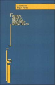 Cover of: Critical Voices in Child And Adolescent Mental Health by 