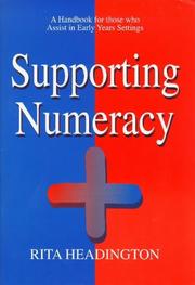 Cover of: Supporting numeracy: a handbook for those who assist in early years settings