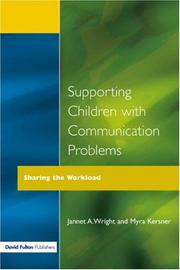 Cover of: Supporting Children with Communication Problems: Sharing the Workload