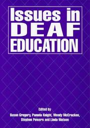 Cover of: Issues in deaf education