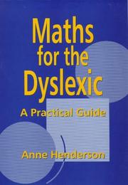 Cover of: Maths for the dyslexic: a practical guide