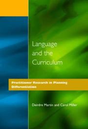 Cover of: Language and the curriculum: practitioner research in planning differentiation