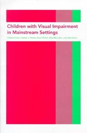Cover of: Children with visual impairment in mainstream settings by Christine Arter ... [et al.].
