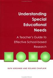 Cover of: Understanding Special Educational Needs: A Teacher's Guide to Effective School Based Research