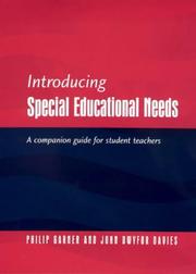 Cover of: Introducing Special Educational Needs: A Guide for Students