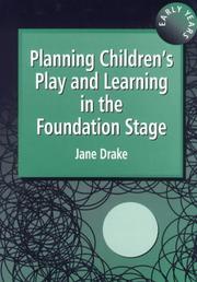 Cover of: Planning Children's Play and Learning in the Foundation Stage (Early Years S)