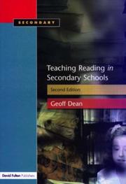 Cover of: Teaching Reading in the Secondary Schools