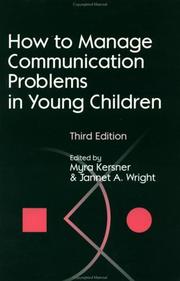 Cover of: How to Manage Communication Problems in Young Children
