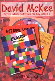 Cover of: David McKee: Author Study Activities for Key Stage 1 (Author Studies Series)