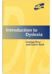 Cover of: Introduction to Dyslexia