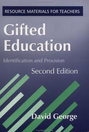 Cover of: Gifted Education: Identification and Provision (Resource Materials for Teachers)