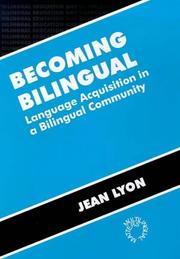 Cover of: Becoming Bilingual (Bilingual Education and Bilingualism, 11)
