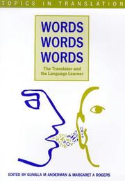 Cover of: Words, words, words by edited by Gunilla Anderman and Margaret Rogers.