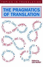 Cover of: Pragmatics of Translatn the (Topics in Translation, 12)