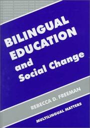 Cover of: Bilingual education and social change