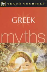 Cover of: Greek Myths (Teach Yourself) by Steve Eddy, Claire Hamilton