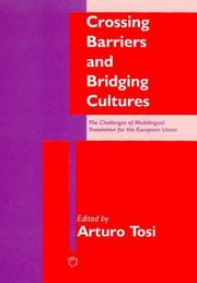 Cover of: Crossing barriers and bridging cultures by edited by Arturo Tosi.