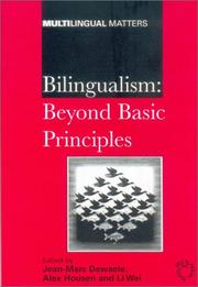 Cover of: Bilingualism | 