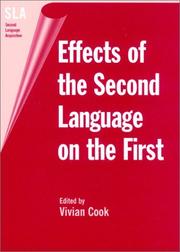 Cover of: Effects of the Second Language on First (Second Language Acquisition (Buffalo, N.Y.), 3.)