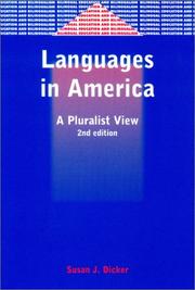 Cover of: Languages in America by Susan J. Dicker